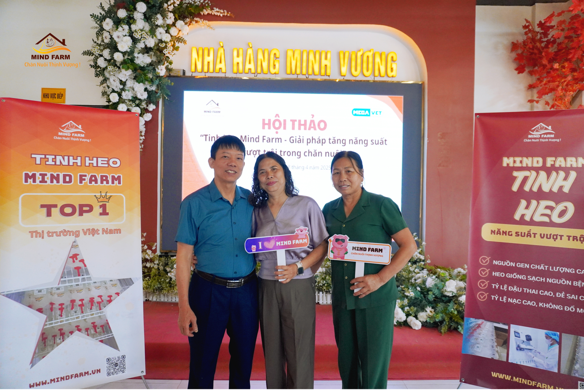 Hội thảo tinh heo lớn nhất từ trước đến nay: Mind Farm cùng nhà PP Thanh Yên tổ chức