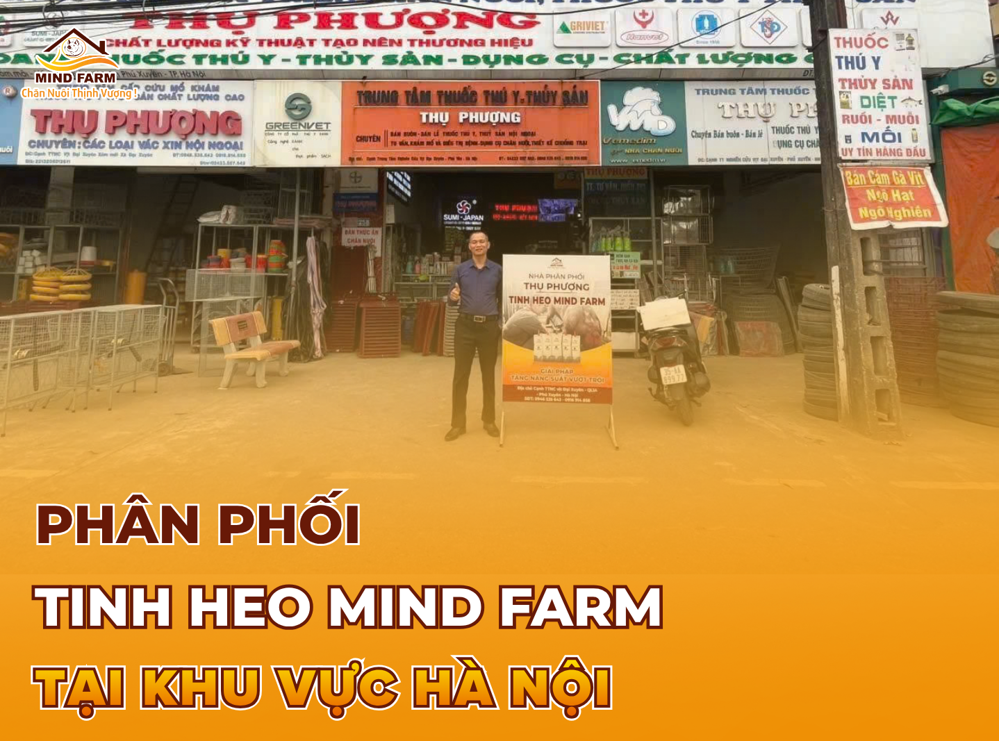 [ĐẠI LÝ SỐ 400] : Phân phối tinh heo Mind Farm tại Phú Xuyên Hà Nội