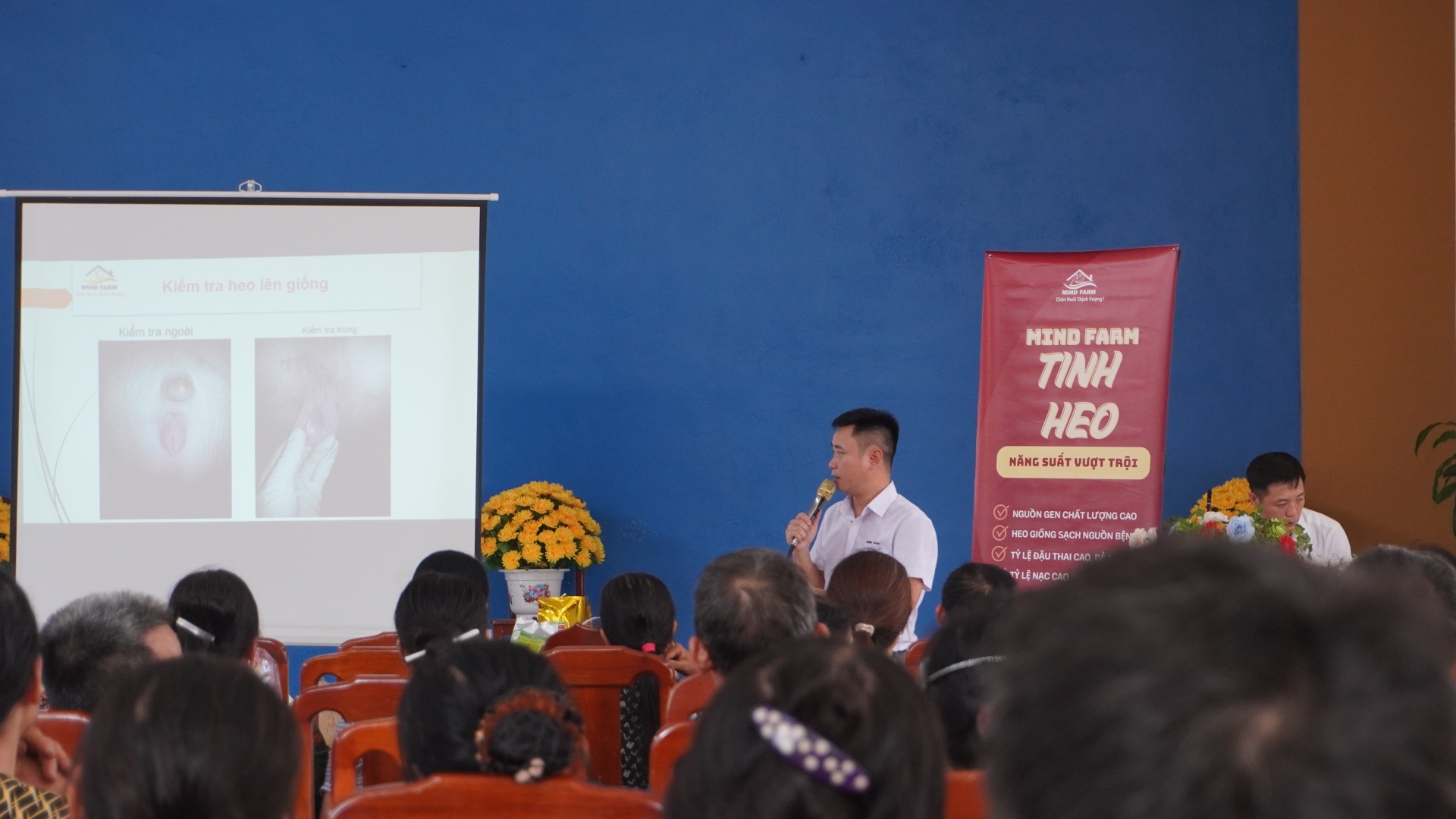 Gần 200 bà con tham dự hội thảo “Tinh heo Mind Farm” tại Hải Phòng